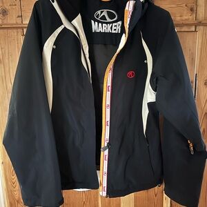 Marker Women’s Black and White Ski Jacket